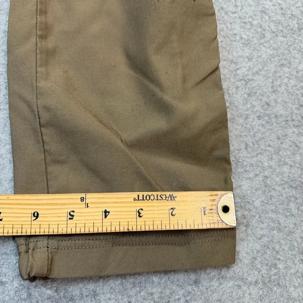 prAna Men Cargo Pants Large Stretch Beige 32x30 Standard Fit Belt Hiking Outdoor